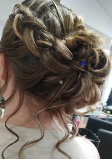 Chignon pour mariée à Retournac
